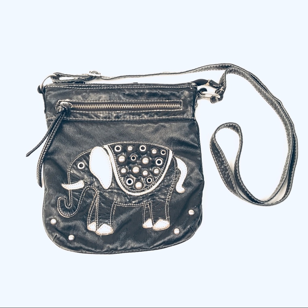 Cute Elephant “Leather” Crossbody/Shoulder Bag